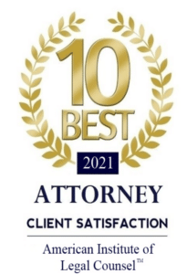 AIOLC Badge 10 Best VA Attorney Workers' Comp