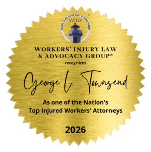 Badge from WILG Showing George Townsend as a Top 100 WC Attorney 2026
